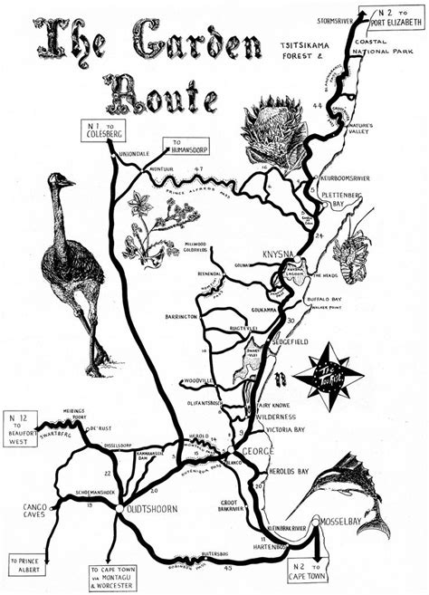 Garden Route South Africa Map