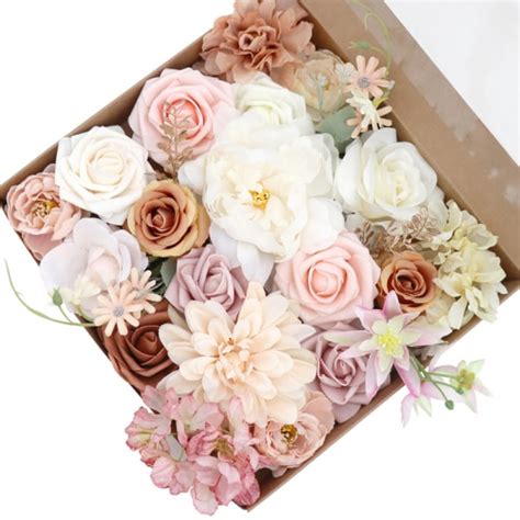 Rosor Konstgjorda Blommor Rosa Buketter Box Set 1153 Fyndiq