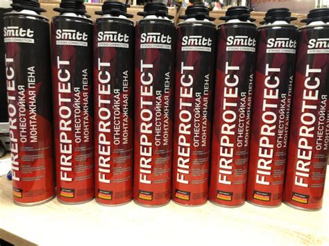 Профессиональная монтажная пена Пена монтажная огнестойкая Smitt ...
