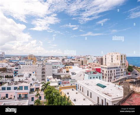 Old san juan aerial view hi-res stock photography and images - Alamy