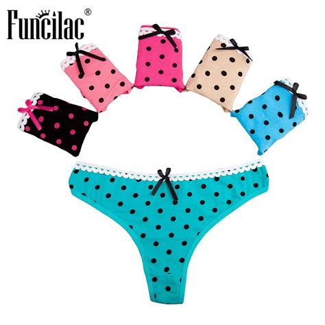 Funcilac Tangas Sexy Seamless Panties Cotton Women Thongs And G Strings