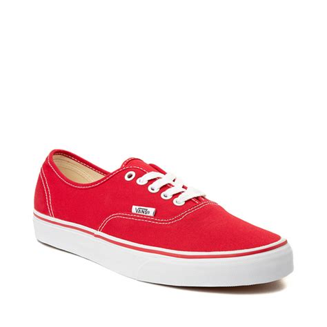 Vans Authentic Skate Shoe Red Journeys