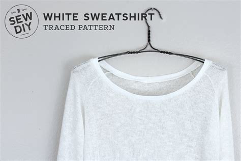 DIY Two-Tone White Sweatshirt — Sew DIY