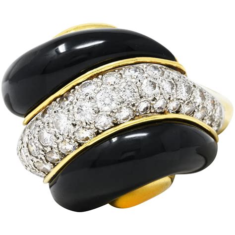 Charles Turi S Diamond Enamel Platinum Karat Yellow Gold Ruby