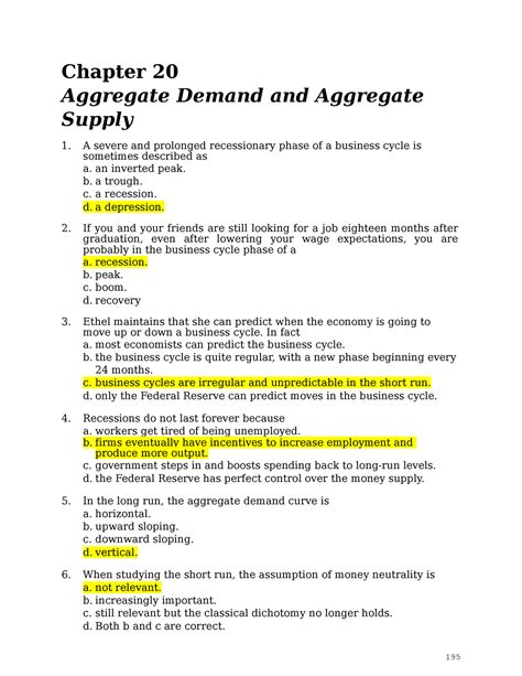 Macroeconomics Kinh tế vĩ mô Chapter 20 Chapter 20 Aggregate