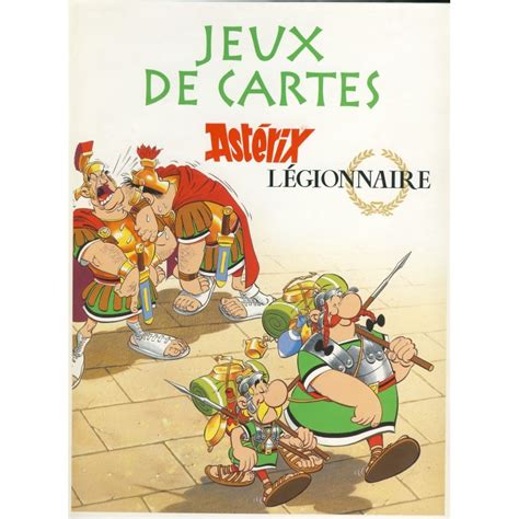 COFFRET JEUX DE CARTES ASTERIX LEGIONNAIRE en très bon état