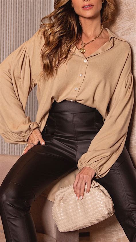 Camisa Oversized Caqui A