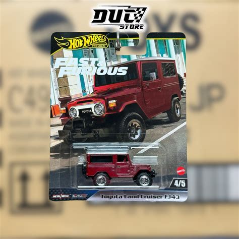 Ducstore Hot Wheels Premium Toyota Land Cruiser FJ Fast Furious Premium Series Model