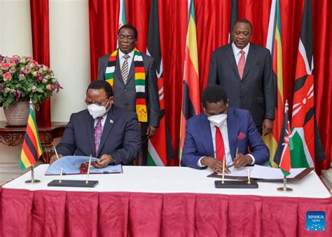 Kenya Zimbabwe Ink Bilateral Deals To Deepen Ties Xinhua