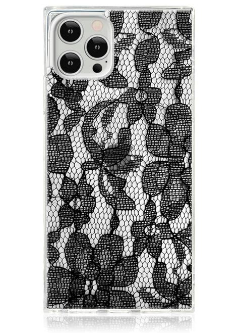 Black Lace Square® Iphone Case Flaunt Cases