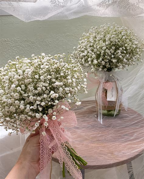 Baby Breath Hand Bouquet Atelier Yuwa Ciao Jp