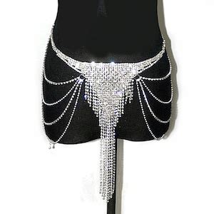 Sex Crystal Bling Bling Rhinestone Lingerie Panties With Etsy