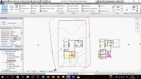 Clase 1 Revit Nuevo poyecto Cotas topografía Niveles Plataforma