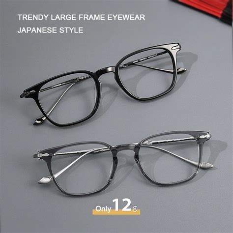 Gafas De Lujo Para Hombre Y Mujer Lentes De Fibra De Acetato Titanio