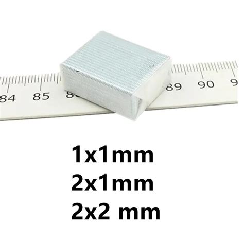 Mini Small N35 Round Magnet 1x1 2x1 2x2 Mm Neodymium Magnet Permanent Ndfeb Super Strong