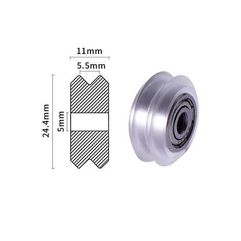 SIMAX3D POM V Type Pulley Wheel For 3D Printer CNC Parts Available In