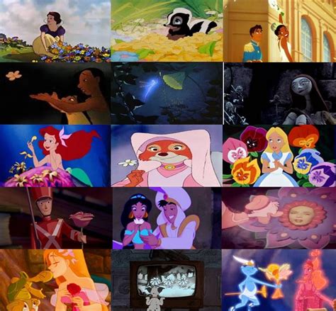 Disney Flowers in Movies Part 1 by dramamasks22 on DeviantArt