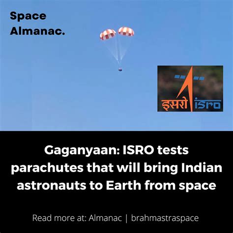 Gaganyaan Isro Tests Parachutes That Will Bring Indian Astronauts To