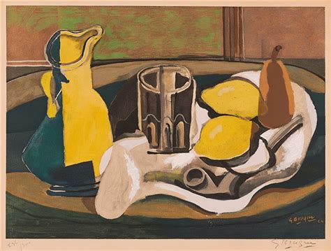 Nature Morte Aux Citrons Von Georges Braque Auf Artnet