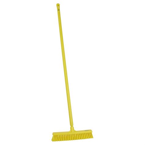 Vikan 16 In Sweep Face Softstiff Combo Push Broom 818hz431746