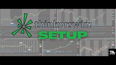 How To Setup Thinkorswim Ta Options Youtube