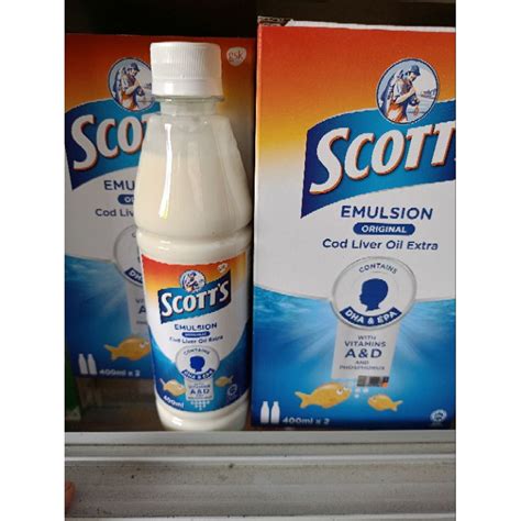 Jual Scott S Emulsion Original Orange 400ml Malaysia Shopee Indonesia