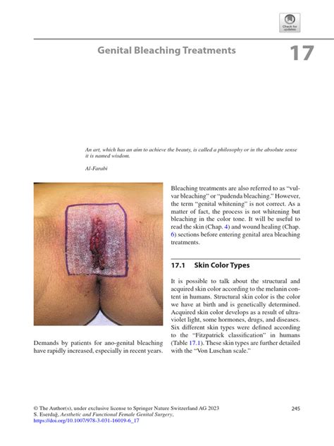 Genital Bleaching Treatments | PDF | Human Skin Color | Laser