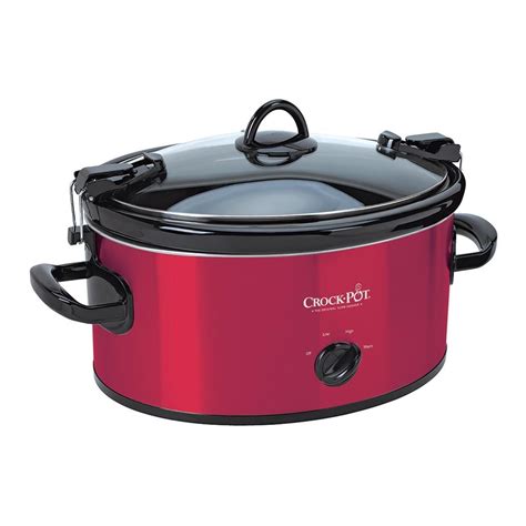 Olla El Ctrica Oster Crock Pot Litros Roja Walmart En L Nea