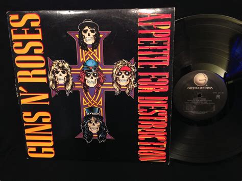 Guns N Roses Appetite For Destruction 1987 Original Lp Vinyl Record