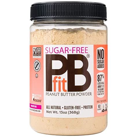 Betterbody Foods Pbfit Sugar Free Made With Erythritol And Monk Fruit