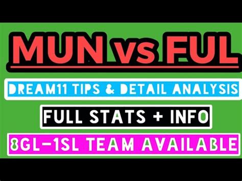 Mun Vs Ful Dream Tips Predictions Mun Vs Ful Dream Tips Man