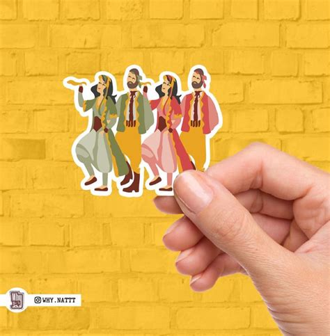 Lebanese Dance Dabke Very Lebanese Sticker Pack Vinyl Stickers Lebanon