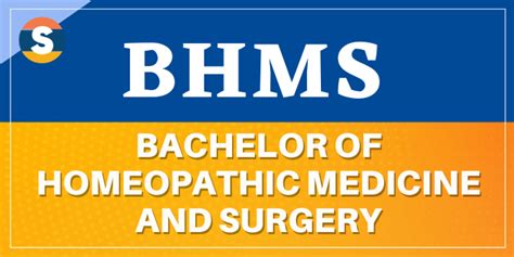 BHMS Full Form What Is The Full Form Of BHMS