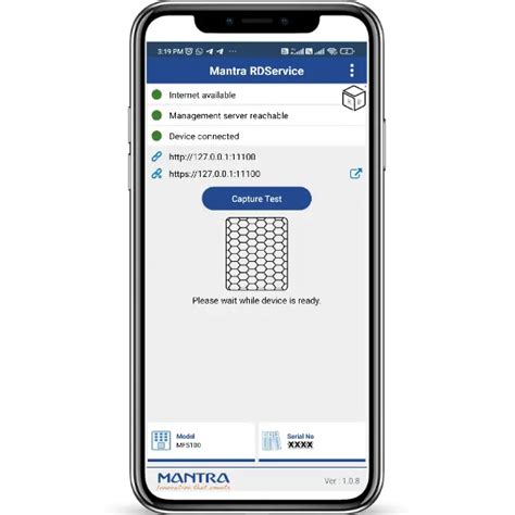 Mantra RD Service, Mantra MFS 100 Fingerprint Registered Device 