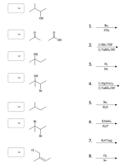 Solved Oh Br Cc Oh Bhz Thf Nabh Oh Oh