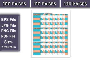 Bowling Scoresheet Book Graphic By KDP Creator Creative Fabrica