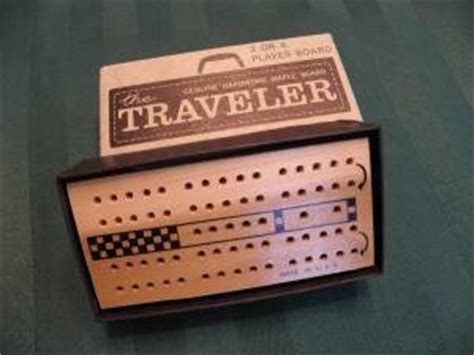 The travel cribbage board
