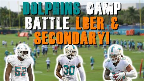 Miami Dolphins 2020 Training Camp Battle Linebackers And Secondary