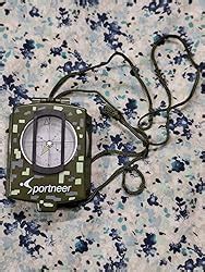 Buy Compass Sportneer High Accuracy Waterproof Military Compass With