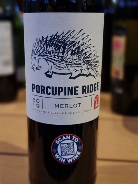 Porcupine Ridge Merlot South Africa Coastal Region Cellartracker