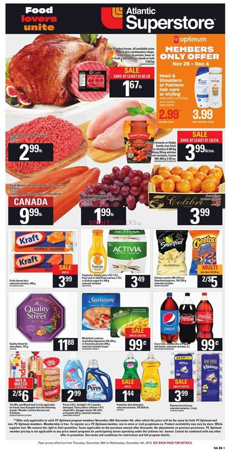 Atlantic Superstore Flyer November To December