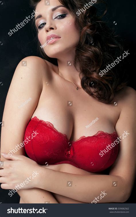 Closeup Beauty Portrait Sexy Brunette Woman Stock Photo Shutterstock