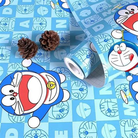 Cod Wallpaper Dinding Meter Murah Paket Roll Stiker Dinding Motif