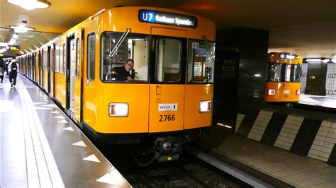 U Bahn Berlin Ausfahrt F Drehstromer In Rathaus Spandau U7 HD YouTube