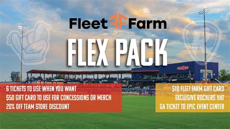 Fleet Farm Flex Pack Available Now Green Bay Rockers