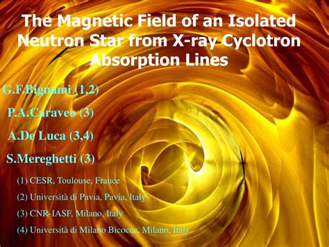 Ppt The Magnetic Field Of An Isolated Neutron Star From X Ray