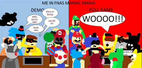 FNAS MANIAC MANIA POSTER by joaquinalvear on DeviantArt