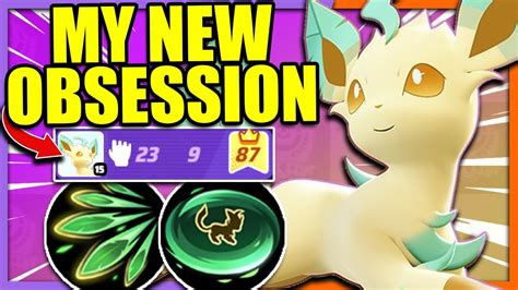 Can T Stop Playing This Leafeon Build Pokemon Unite Youtube