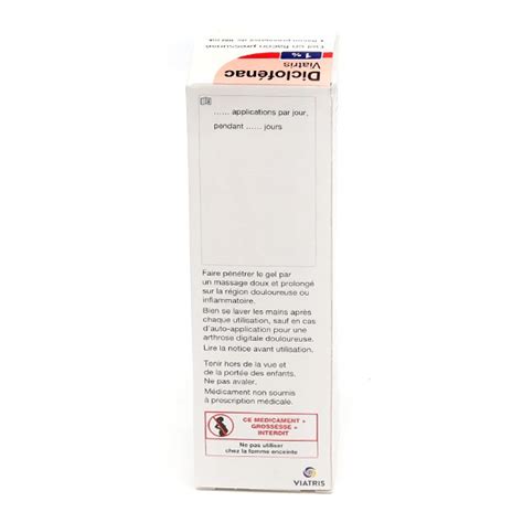 Diclofénac Viatris 1 Gel Anti Inflammatoire Douleurs Flacon Pompe