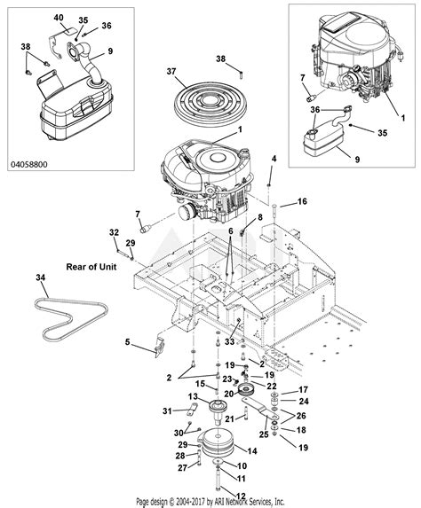 Gravely Mower Deck Belt Diagram